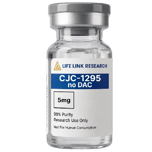 CJC-1295 peptide vial — for research use only